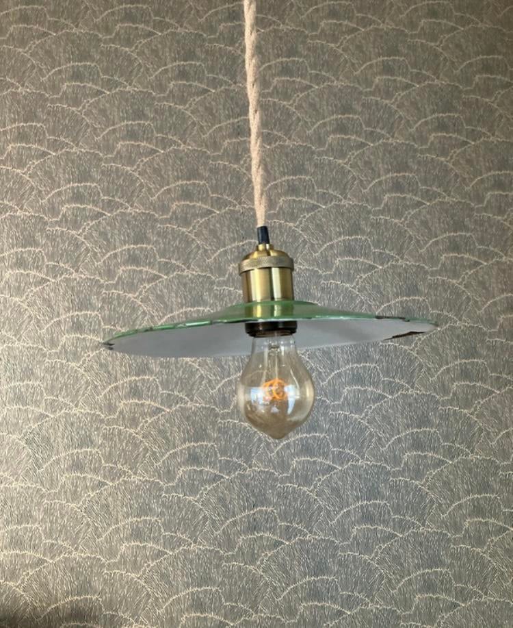 Hanglamp emaille, Huis en Inrichting, Ophalen of Verzenden, Zo goed als nieuw