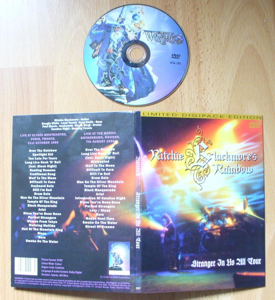 BLACKMORE'S RAINBOW - STRANGER IN US ALL DVD AVEC 2 CONCERTS, Tous les âges, Enlèvement ou Envoi, Utilisé, Musique et Concerts