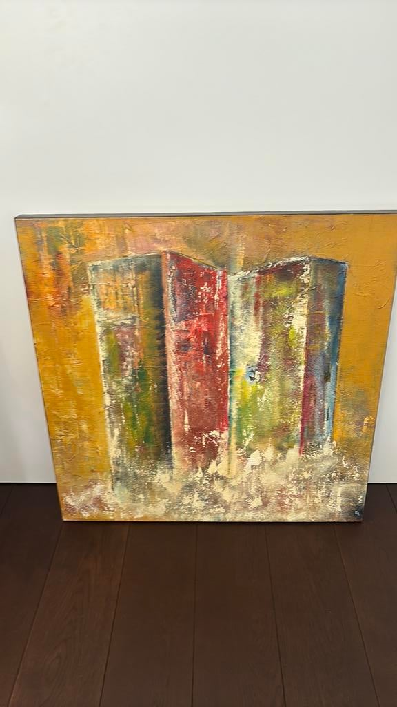 Schilderij locale kunstenaar, Ophalen of Verzenden