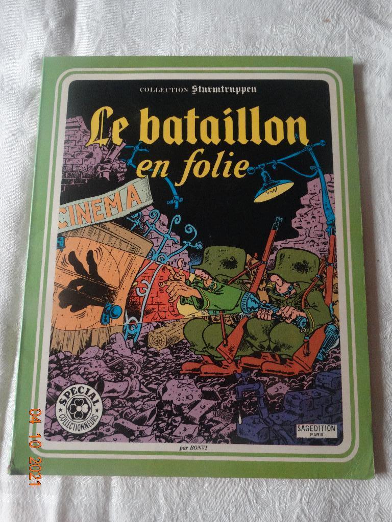STURMTRUPPEN - T3 - Le bataillon en folie - EO - 1977 - TBE, Livres, Une BD, Enlèvement ou Envoi, Bonvi