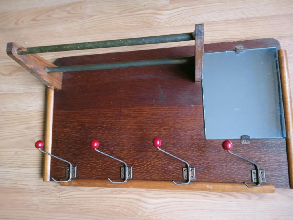 Porte manteau en bois vintage., Antiquités & Art, Enlèvement