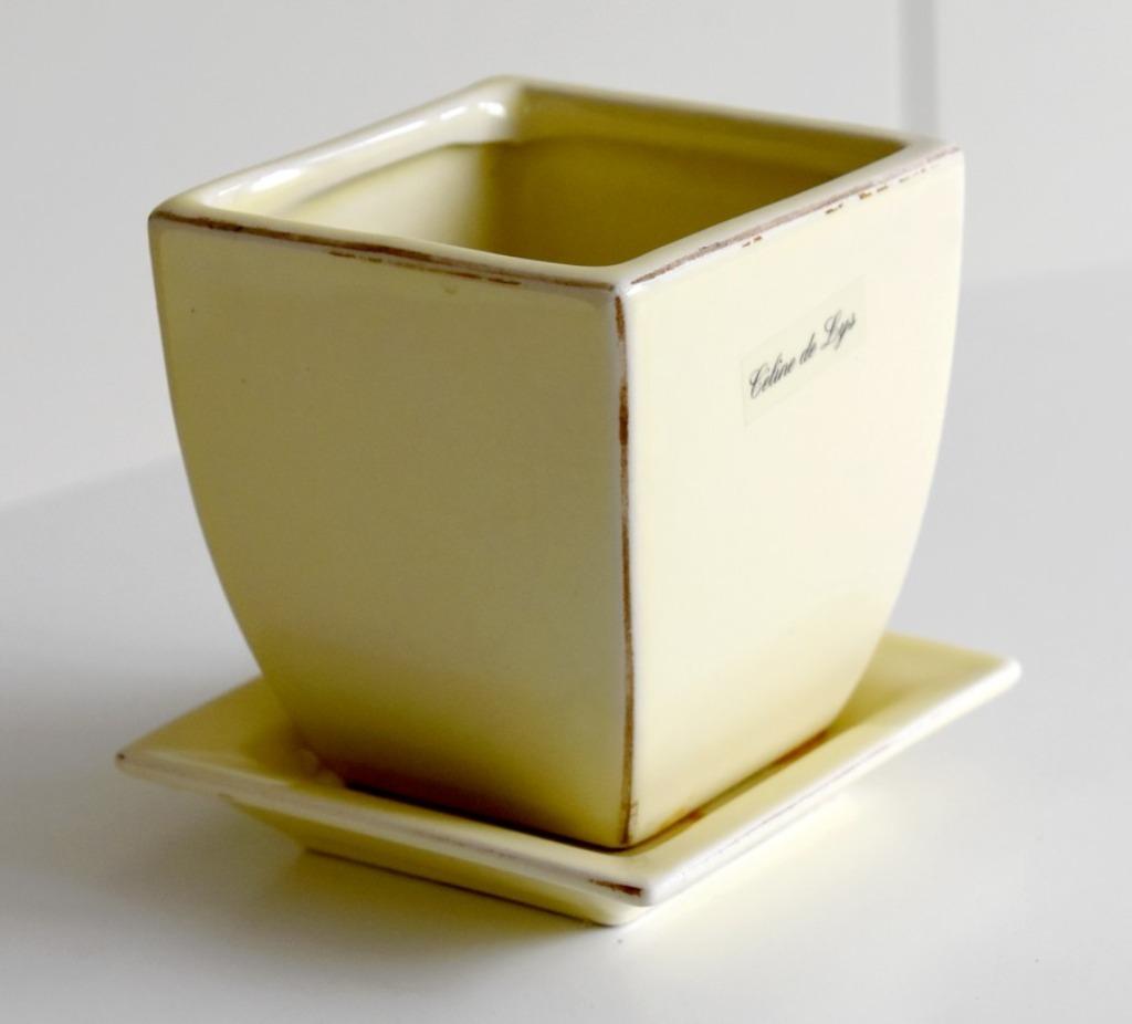 Pot de fleurs Céline de Lys, Jardin & Terrasse, Pots de fleurs, Comme neuf, Poterie, Intérieur, Moins de 40 cm, Moins de 25 cm