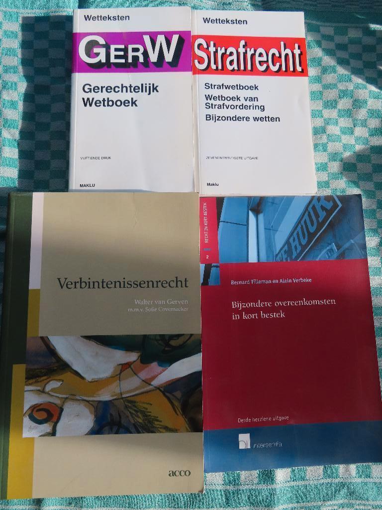 Verschillende juridische boeken, Boeken, Studieboeken en Cursussen, Gelezen, Ophalen of Verzenden