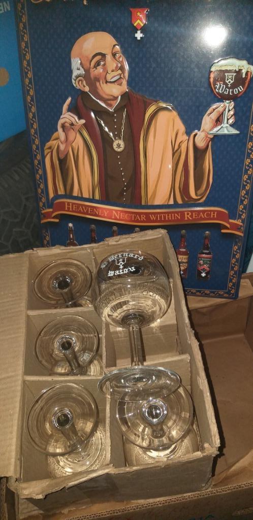 Sint Bernard Watou, Enlèvement, Comme neuf, Verre ou Verres