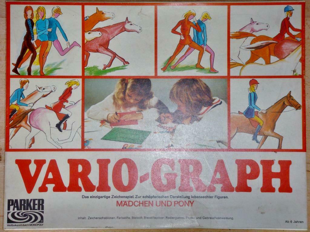 Jeu Vario-Graph pour aider / apprendre à faire des dessins, Een of twee spelers, Ophalen of Verzenden, Zo goed als nieuw, Parker