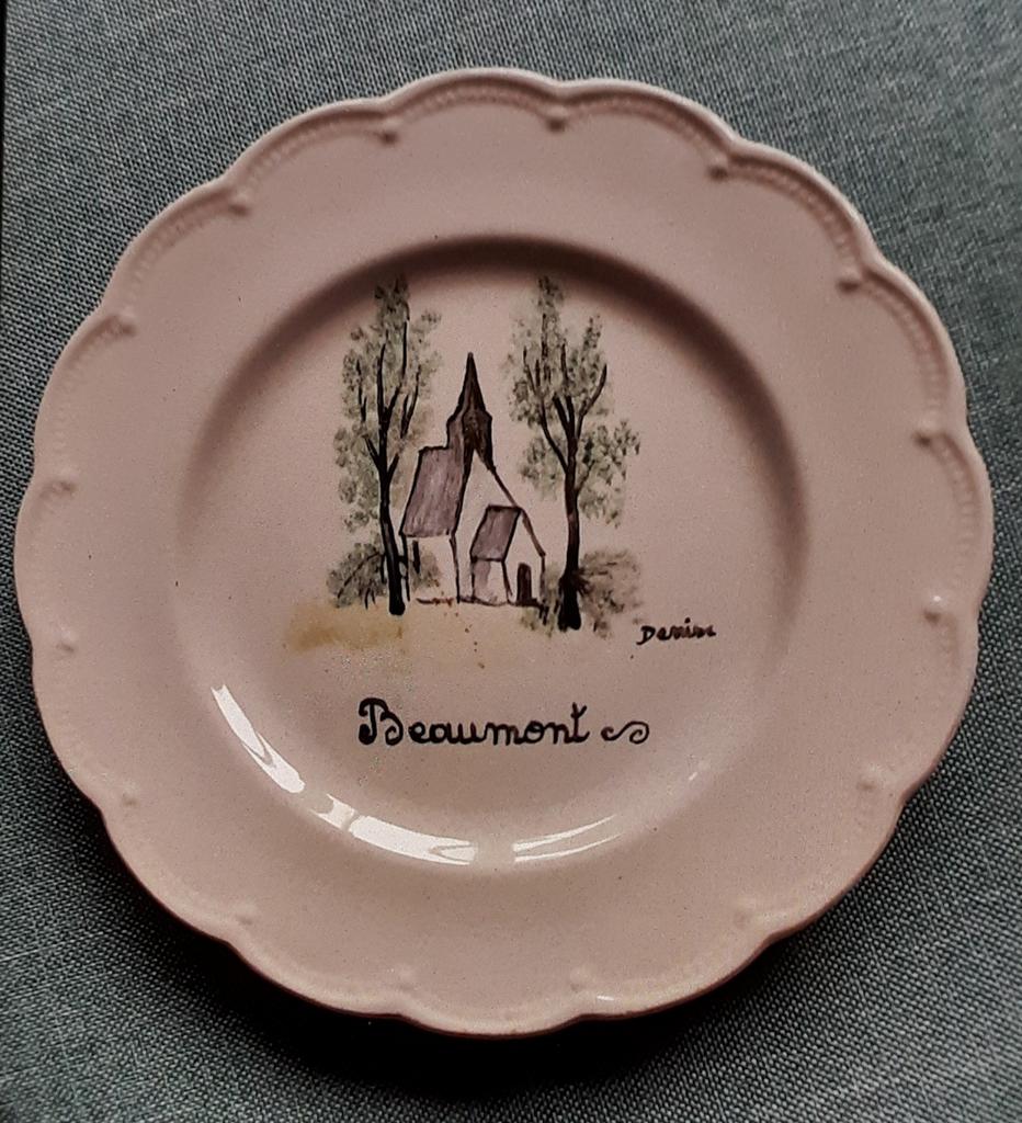 Assiette deco beaumont boch la Louvière 19cm, Ophalen of Verzenden, Zo goed als nieuw