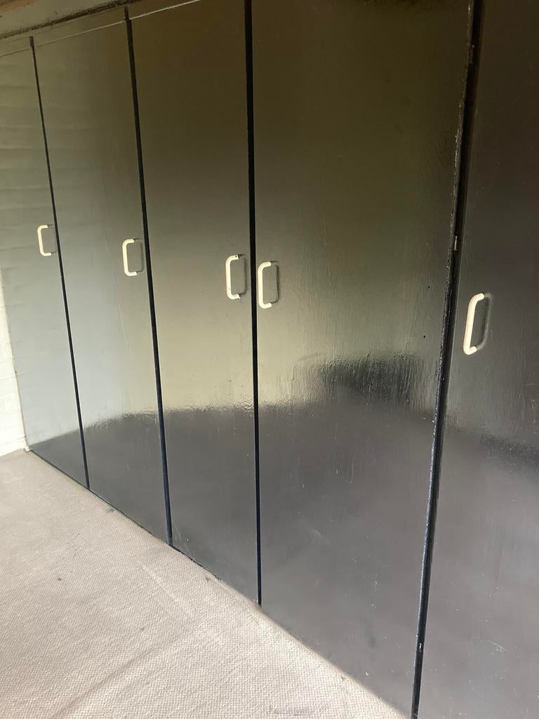 5 retro kastdeuren van ingebouwde kast, Ophalen, Gebruikt, Minder dan 80 cm, Binnendeur