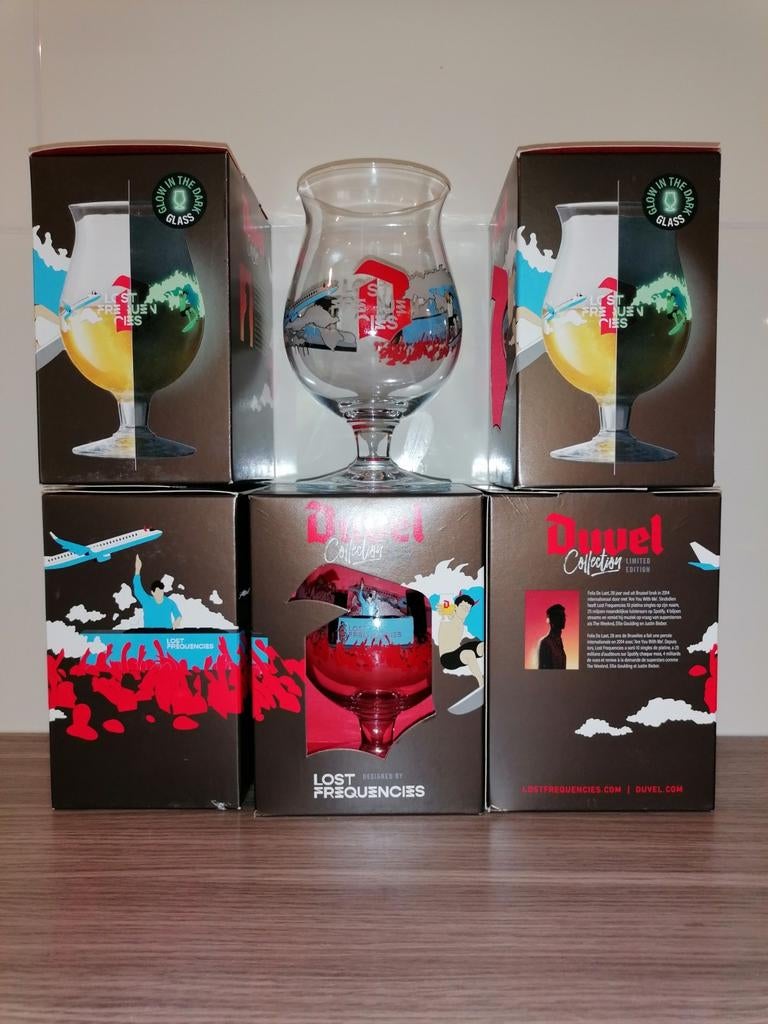 Fréquences perdues... Verres Duvel... 6 pièces !, Enlèvement ou Envoi, Comme neuf, Duvel