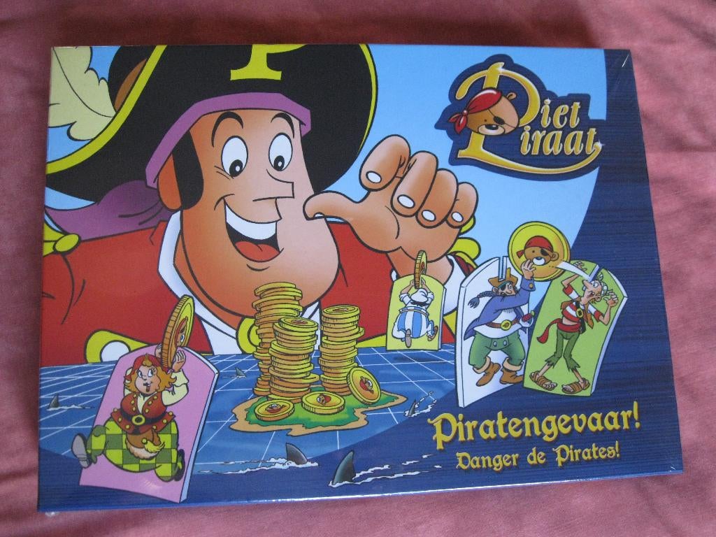 Spel negen Piet Piraat Pirate Danger, Een of twee spelers, Ophalen of Verzenden, Nieuw, Studio 100