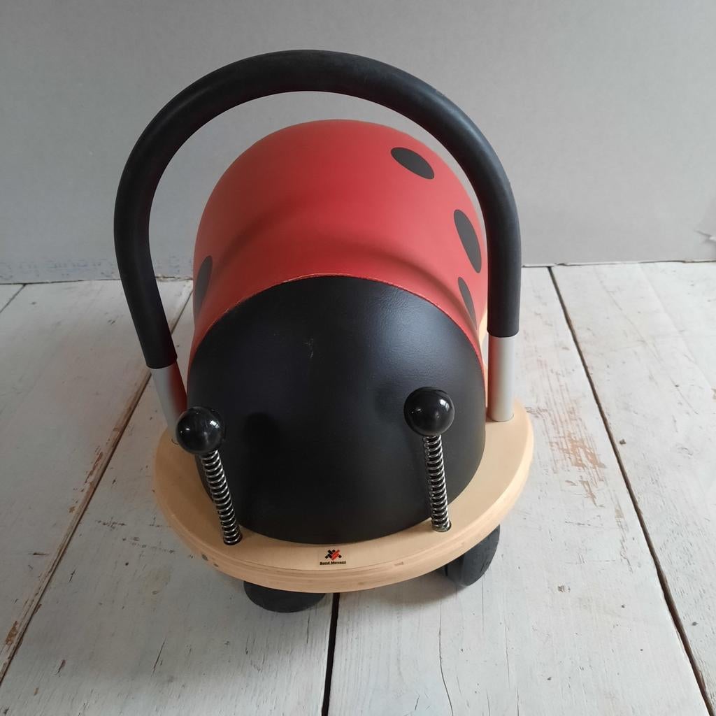 Houten loopwagen wheely bug  +    houten poppenwagentje, Ophalen of Verzenden