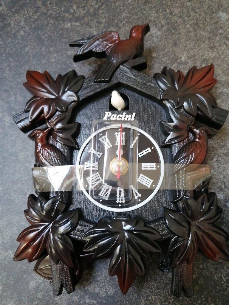 Koekoeksklok plastic nooit gebruikt (20cm x 16cm), Ophalen, Zo goed als nieuw, Analoog, Wandklok