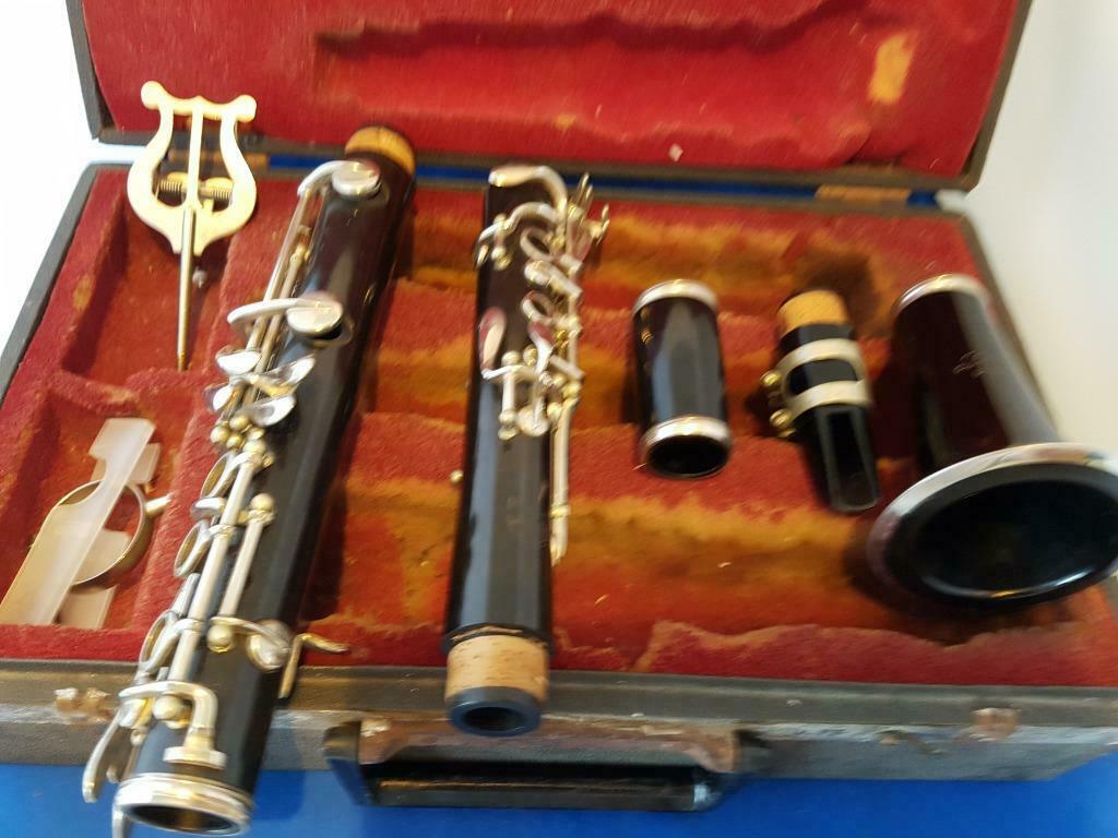 Vintage Conn Director U.S.A Clarinet, Ophalen of Verzenden, Gebruikt, Met koffer