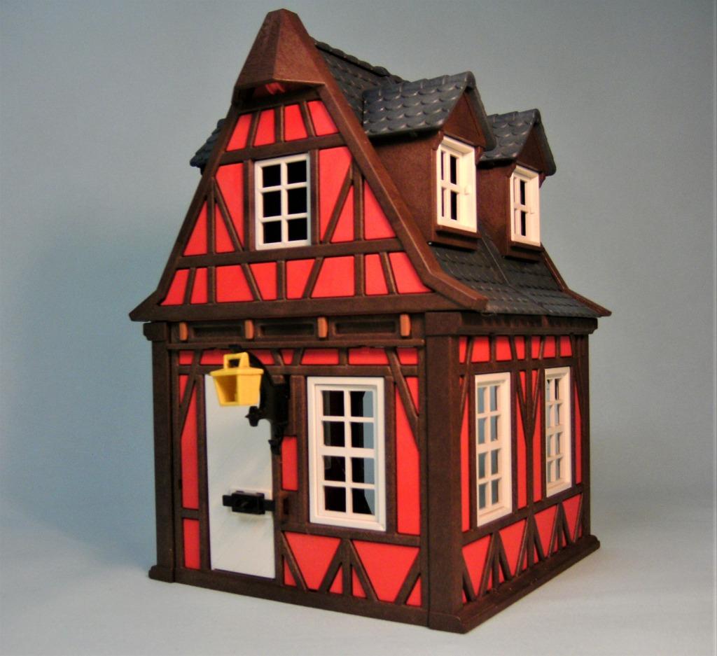 PLAYMOBIL - Rood  vakwerkers huis - 7785 - nieuw -, Enfants & Bébés, Jouets | Playmobil, Neuf, Ensemble complet, Enlèvement ou Envoi