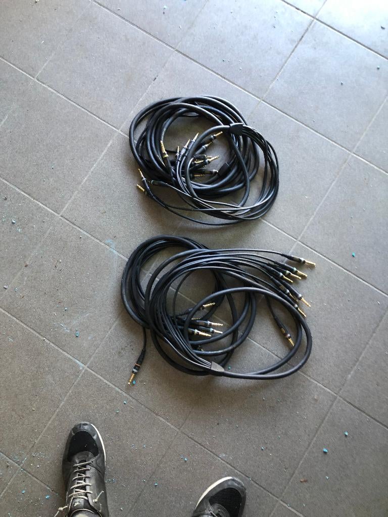 DAP XGL326 3p Jack 6mm/3p Jack 6mm 8weg kabel snake 6M, Muziek en Instrumenten, Ophalen of Verzenden, Zo goed als nieuw, Apparatuur