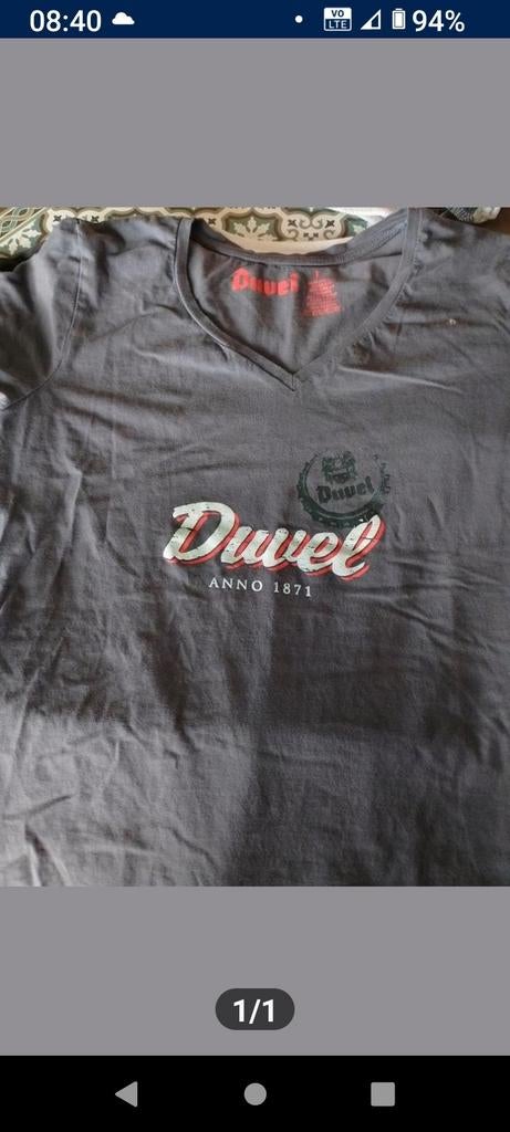 Duvel T-shirt Dames, Verzamelen, Biermerken, Ophalen, Zo goed als nieuw, Duvel