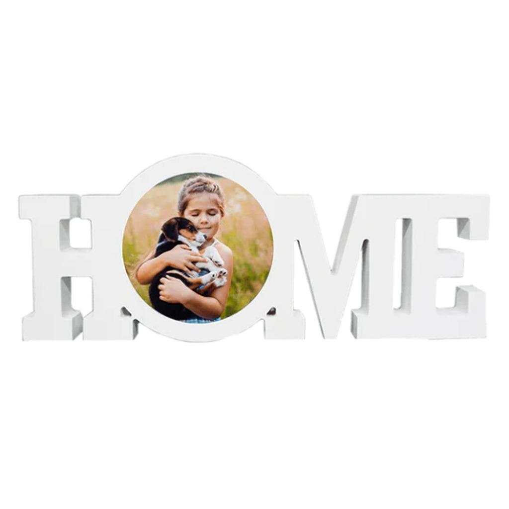 6 blanco sublimatie borden "HOME", Ophalen of Verzenden, Nieuw