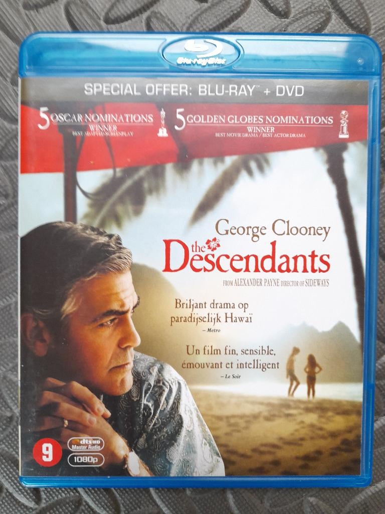 The Descendants ( George Clooney ) Blu-Ray+Dvd ), Cd's en Dvd's, Ophalen of Verzenden, Drama