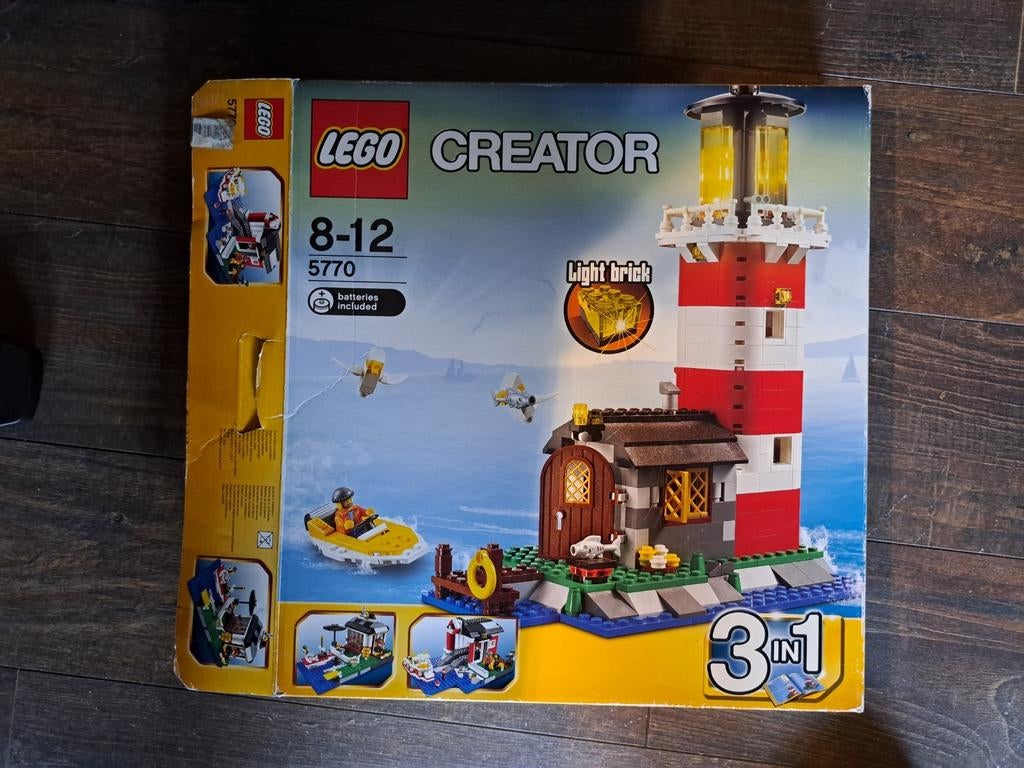 Lego creator 5770 vuurtoren, Ophalen of Verzenden, Zo goed als nieuw, Lego