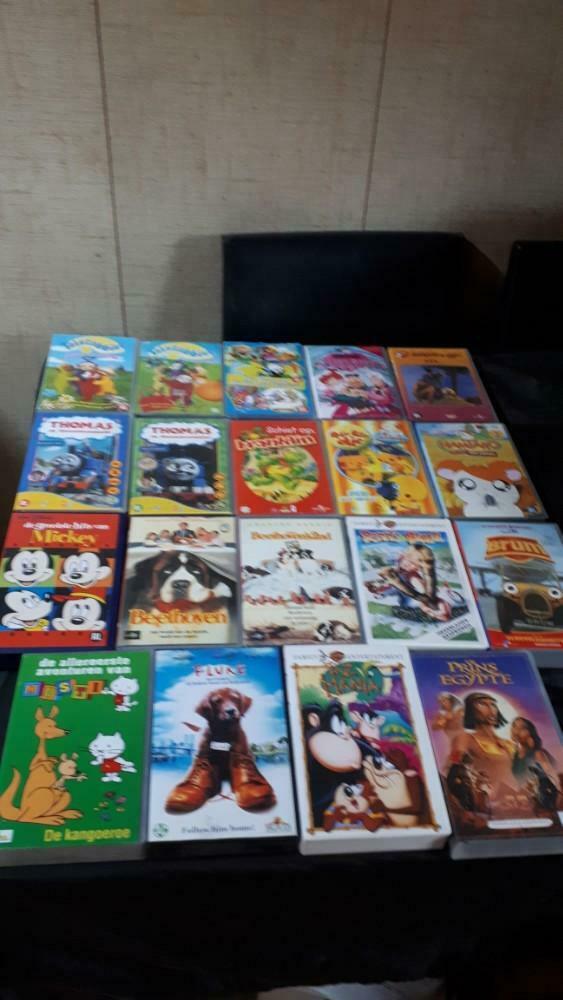 18 VHS kinderfilms, Cd's en Dvd's, VHS | Kinderen en Jeugd, Ophalen