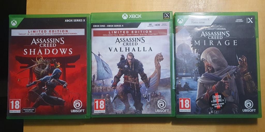 Pack Assassin Creed XBox, Ophalen of Verzenden, Zo goed als nieuw