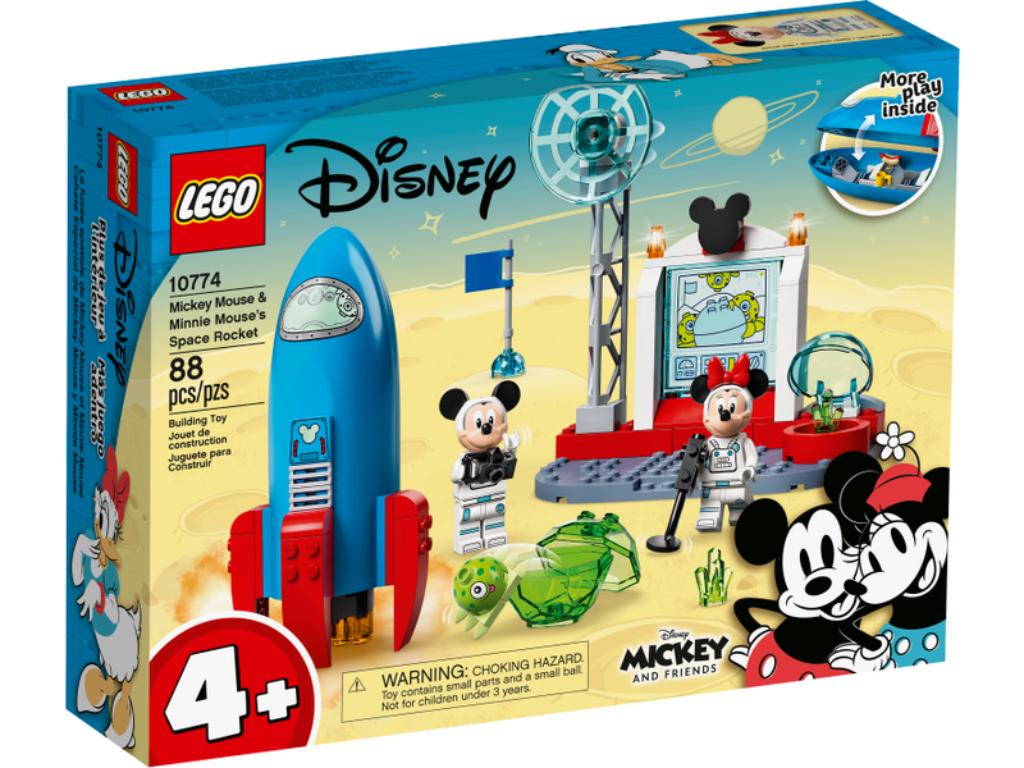 10774 LEGO Mickey Mouse & Minnie Mouse ruimteraket, Ophalen of Verzenden, Nieuw, Complete set, Lego