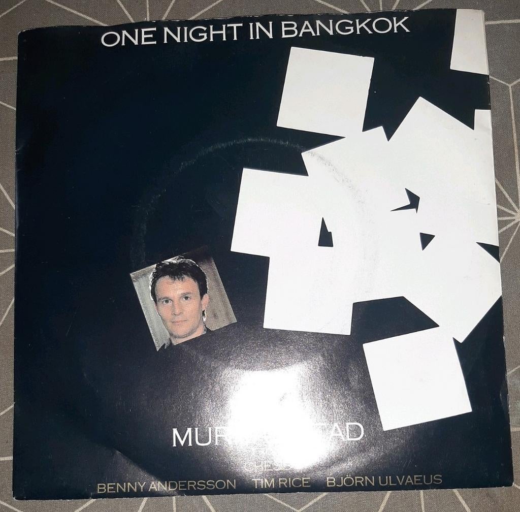 Vinyl 45trs- Murray head - one night in bangkok, CD & DVD, Enlèvement ou Envoi, Utilisé