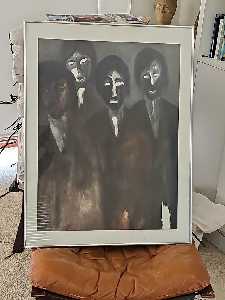 BUGGENHOUT. RENÉ kunstwerk aquarel, Antiek en Kunst, Ophalen