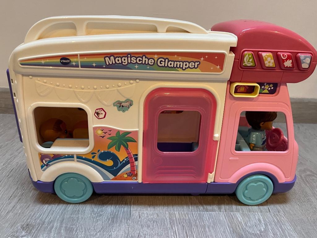 Vtech camper met licht en muziek, Enlèvement, Utilisé, 2 à 4 ans