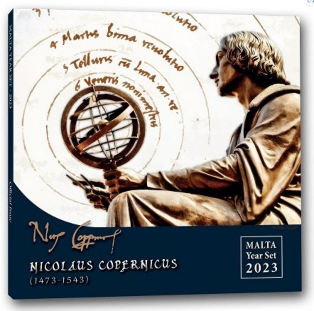 Coffret BU Malte 2023 dont 2 euros Nicolaas Copernicus, Enlèvement ou Envoi, Malte, 2 euros