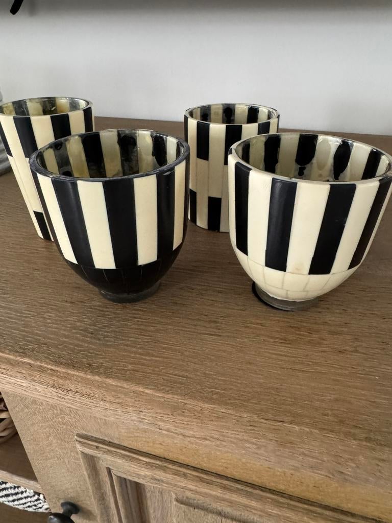 Potjes voor kaarsjes, Tuin en Terras, Ophalen of Verzenden, Zo goed als nieuw