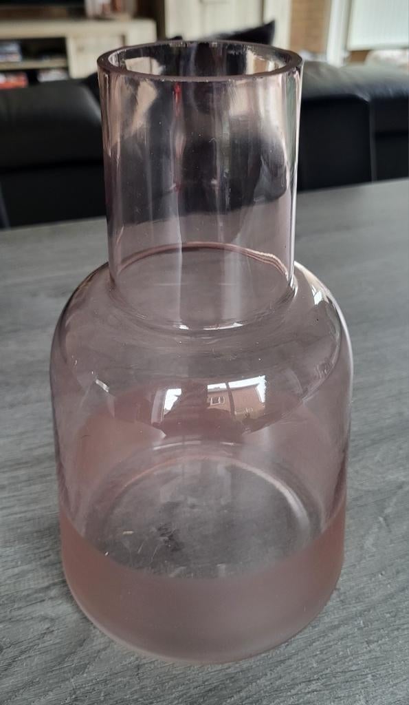 Roze vaas 25cm hoog, Enlèvement ou Envoi, Comme neuf