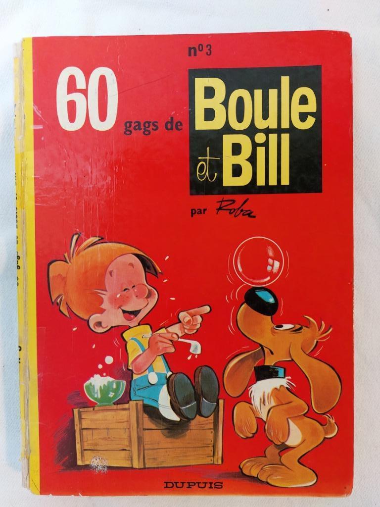 Boule et Bill T.3 60 gags de Boule et Bill - Réédition (1974, Une BD, Enlèvement ou Envoi, Utilisé