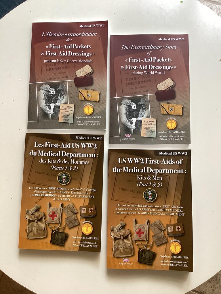US WW2 MEDICAL  TOME 1 + TOME 2A, Collections, Envoi