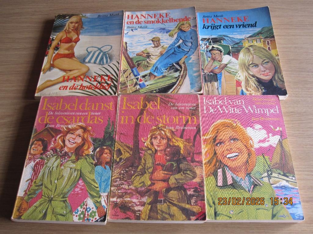 Oude jeugdboeken van Joan Bruineman en Britta Munk, Boeken, Ophalen of Verzenden