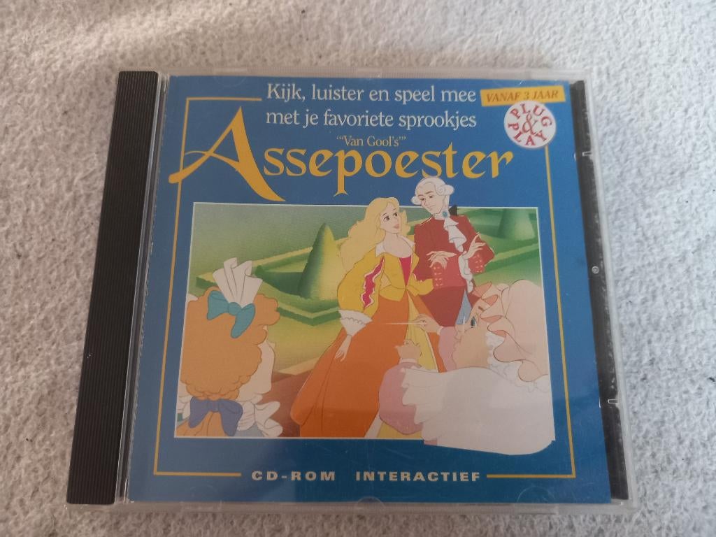 CD Kijk, luister en speel mee met Assepoester Sprookje Spel, Enlèvement ou Envoi, Éducatif