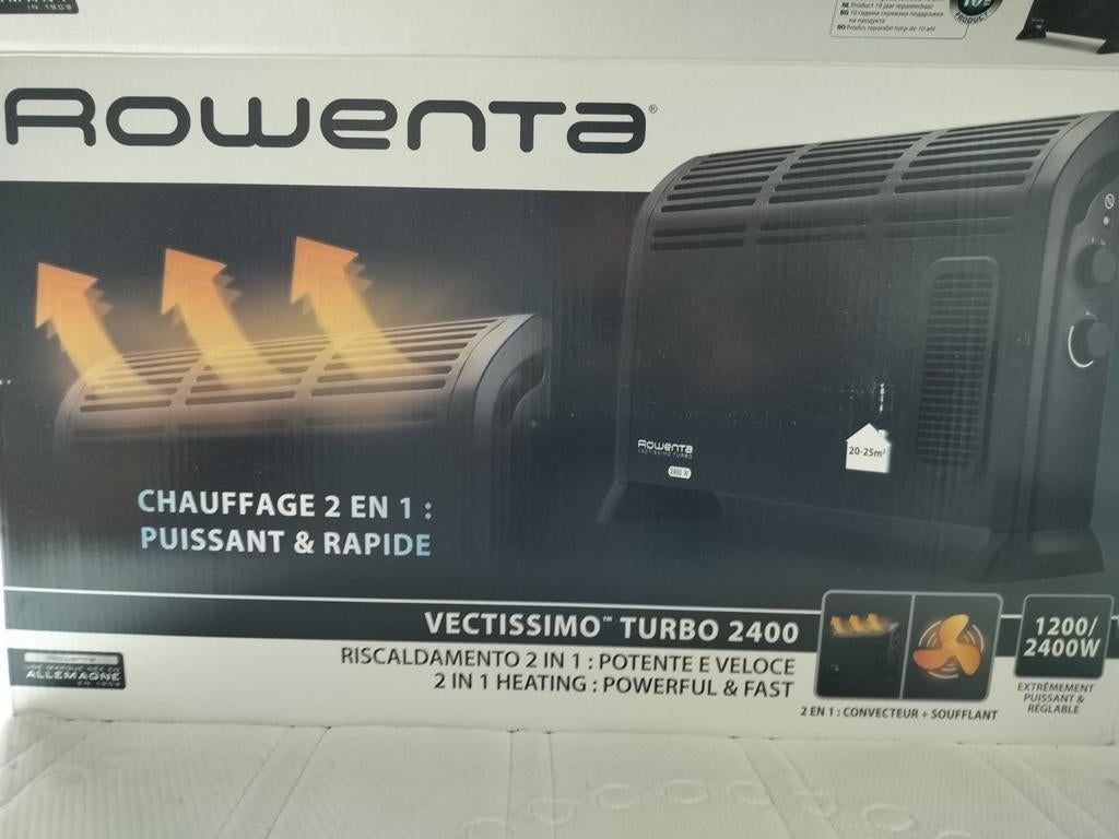 Rowenta Vectissimo Turbo 2400, Enlèvement