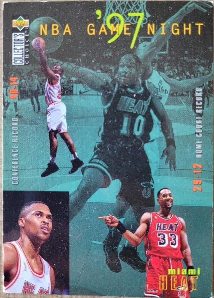 NBA Game Night '97: verzamelkaart, Enlèvement ou Envoi, Utilisé, Affiche, Image ou Autocollant