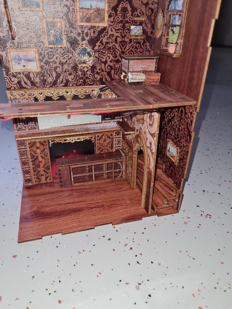 modelbouw maquette boekenwinkeltje Anavrin, Hobby en Vrije tijd, Ophalen of Verzenden, Zo goed als nieuw, Diorama