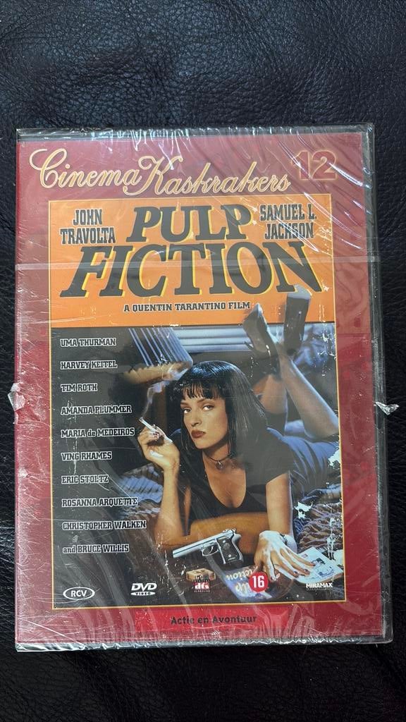 DVD Pulp Fiction, Cd's en Dvd's, Vanaf 16 jaar, Ophalen of Verzenden, Nieuw in verpakking, Actiethriller