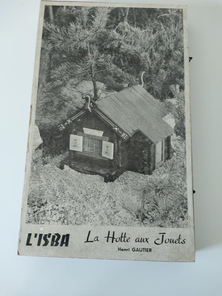 Brocante, oude houten bouwdoos, Antiek en Kunst, Ophalen of Verzenden