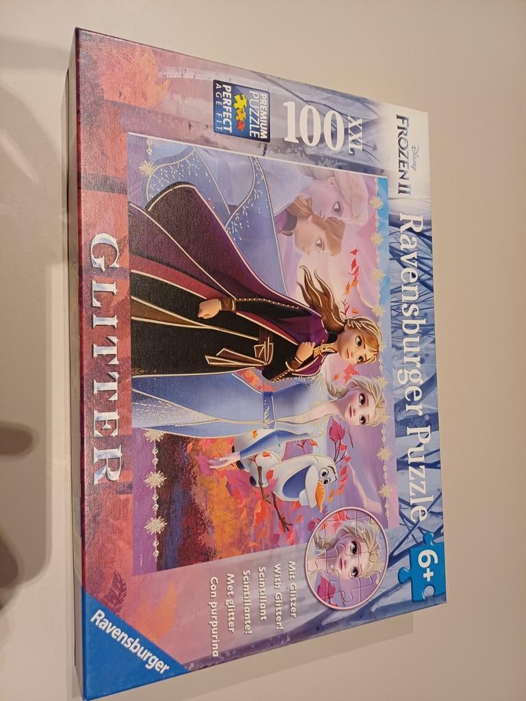 Puzzel Frozen 100 stuks, Ophalen of Verzenden, Zo goed als nieuw