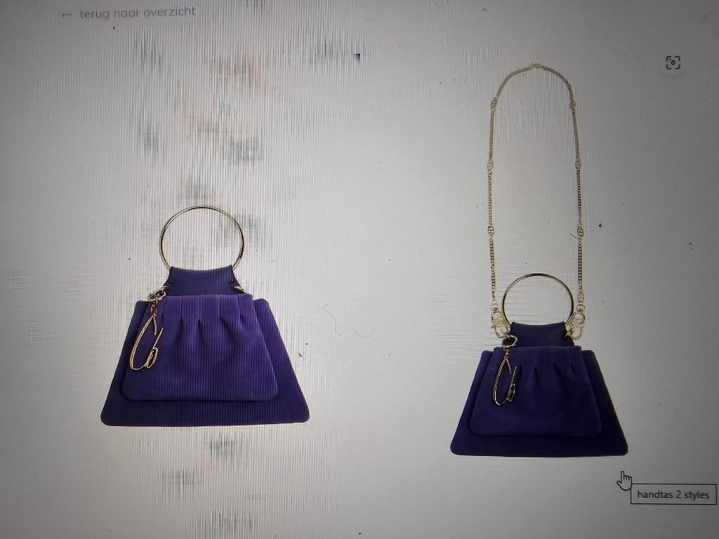 Caroline biss clutch handtas paars nieuw, Bijoux, Sacs & Beauté, Enlèvement ou Envoi, Neuf, Violet, Sac à main