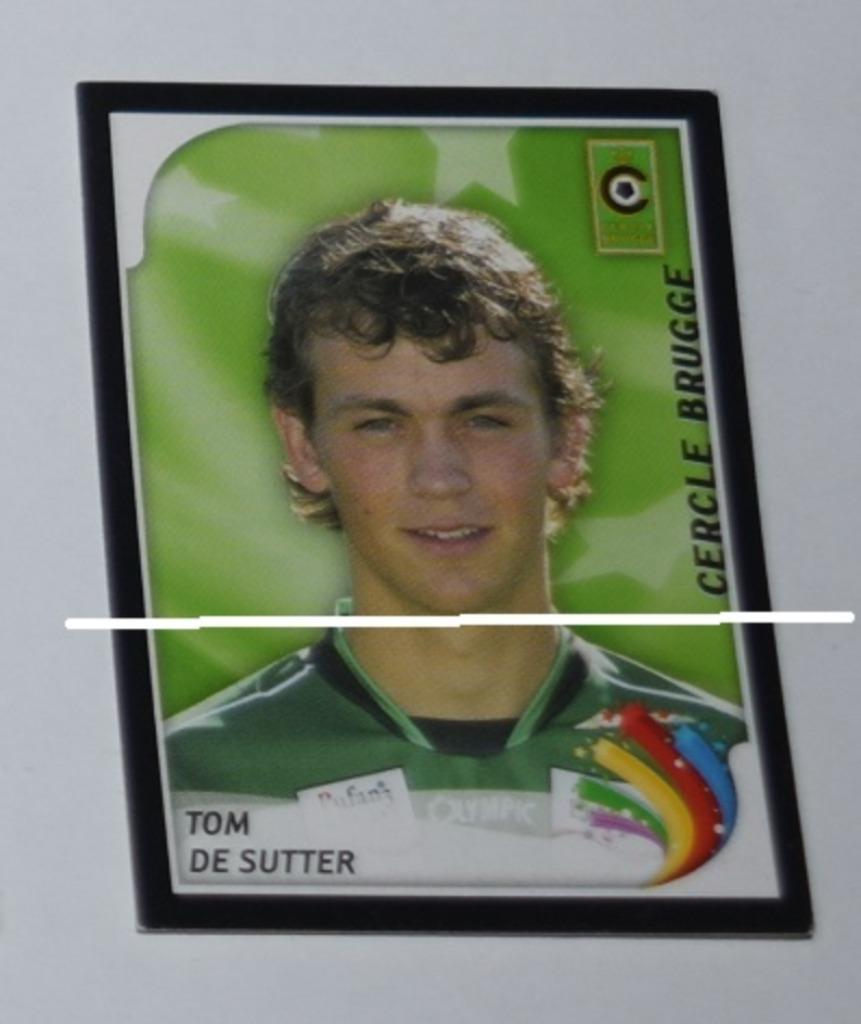 Panini / Cercle Brugge / Tom De Sutter / Football 2008, Verzenden, Zo goed als nieuw, Poster, Plaatje of Sticker