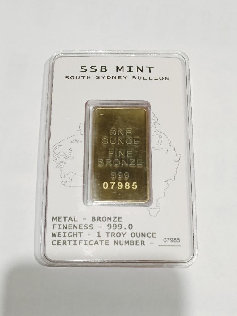 Australie SSB 1 once bronze SSB Mint, Enlèvement ou Envoi, Cuivre