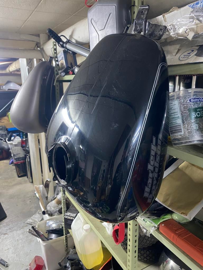 harley onderdelen tanken koffers vork wielen zadels, Motoren, Ophalen of Verzenden