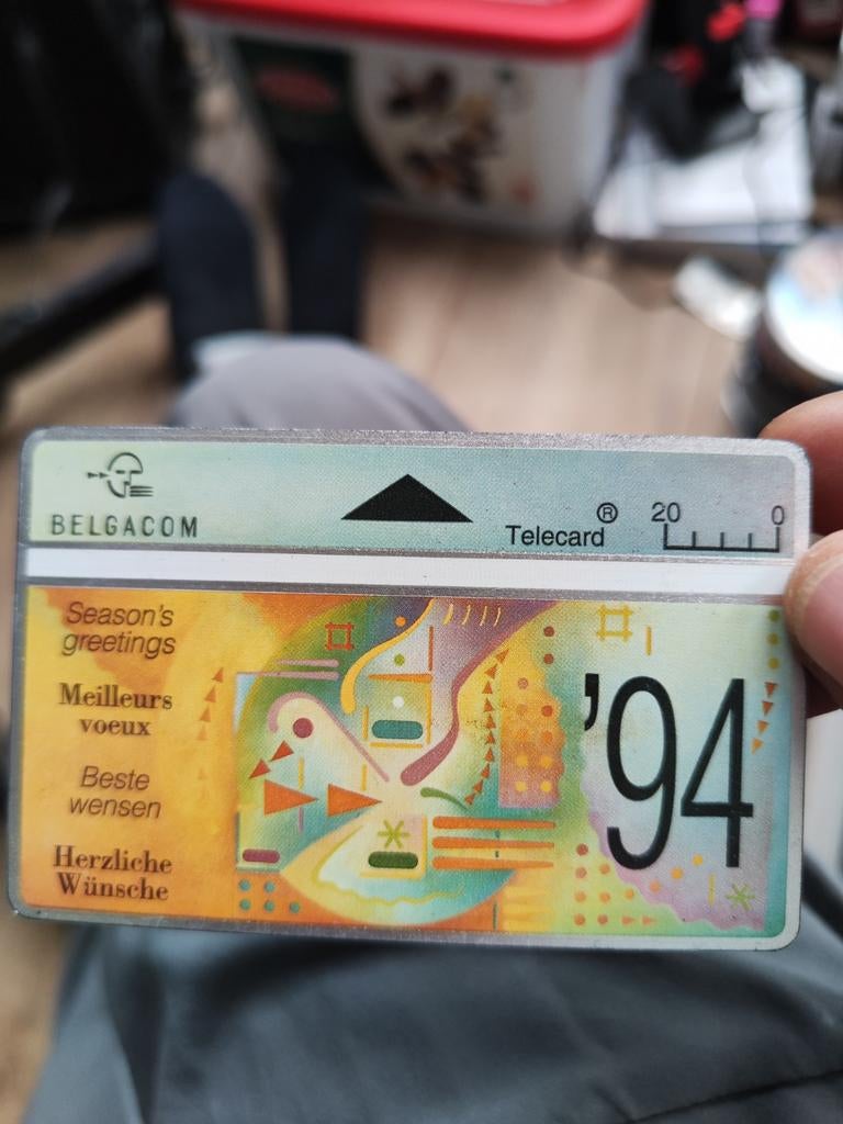 Belgacom 1994 telefoonkaart, Ophalen of Verzenden