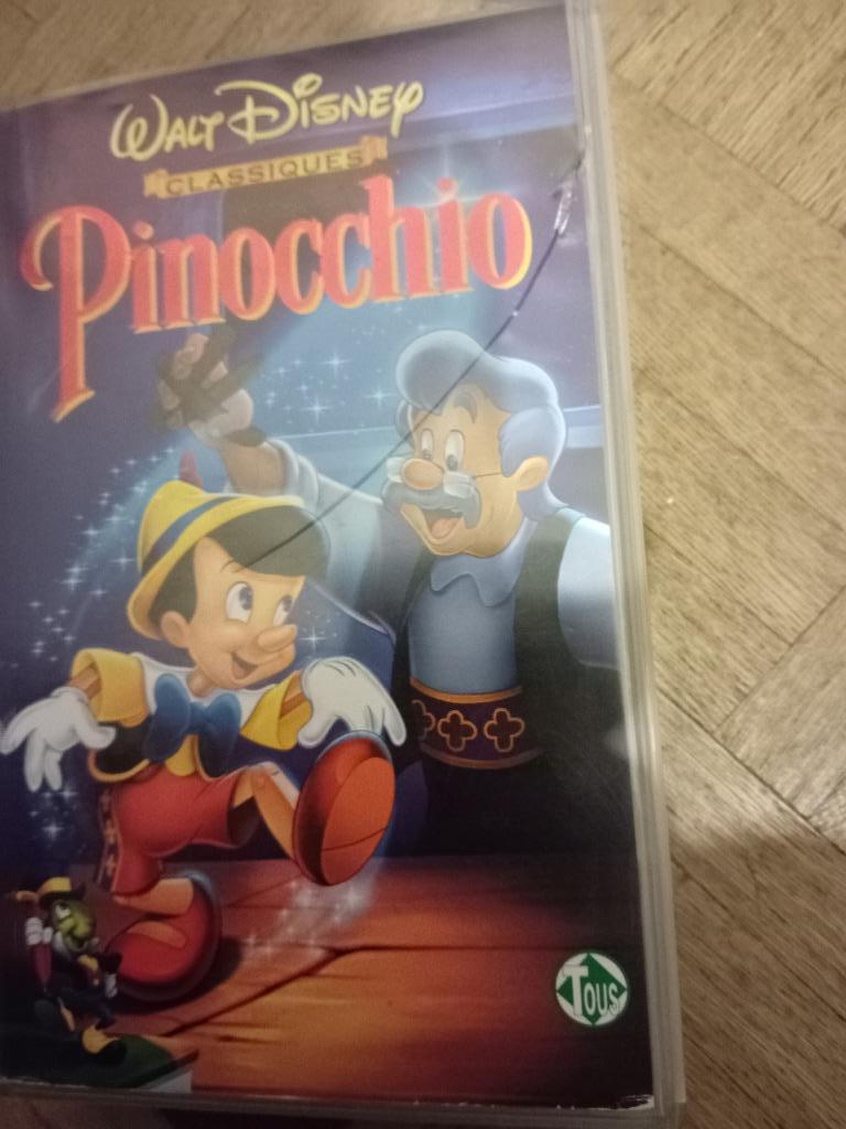 Cassette vhs pinocchio, Enlèvement ou Envoi