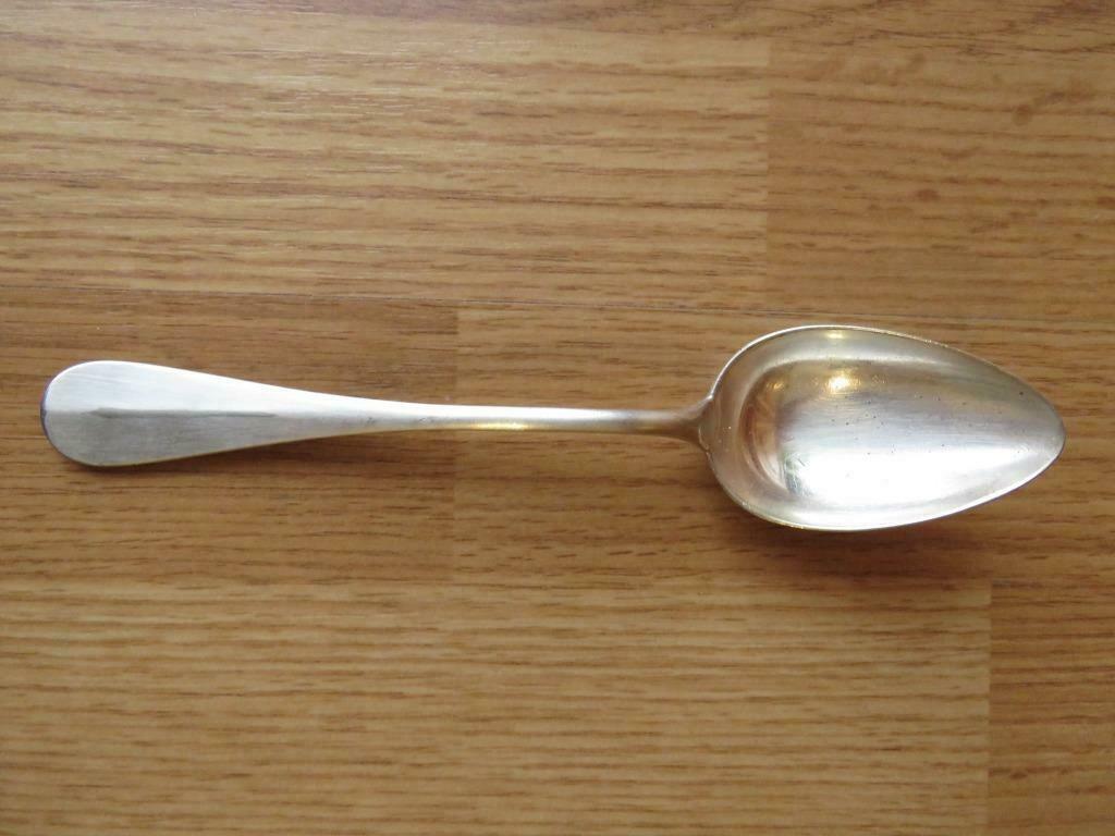 Antique superbe cuillére a soupe en argent Burgerhof, Enlèvement ou Envoi, Argent