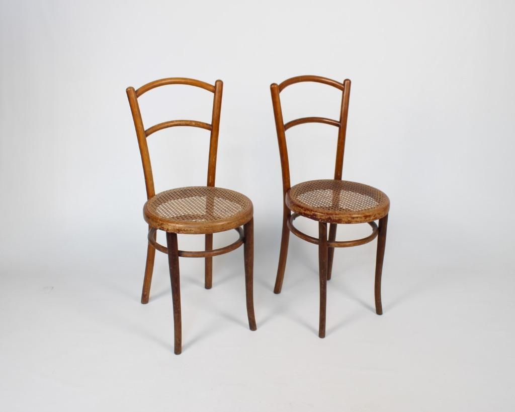2 originele stoelen J&J Kohn, Antiek en Kunst, Ophalen