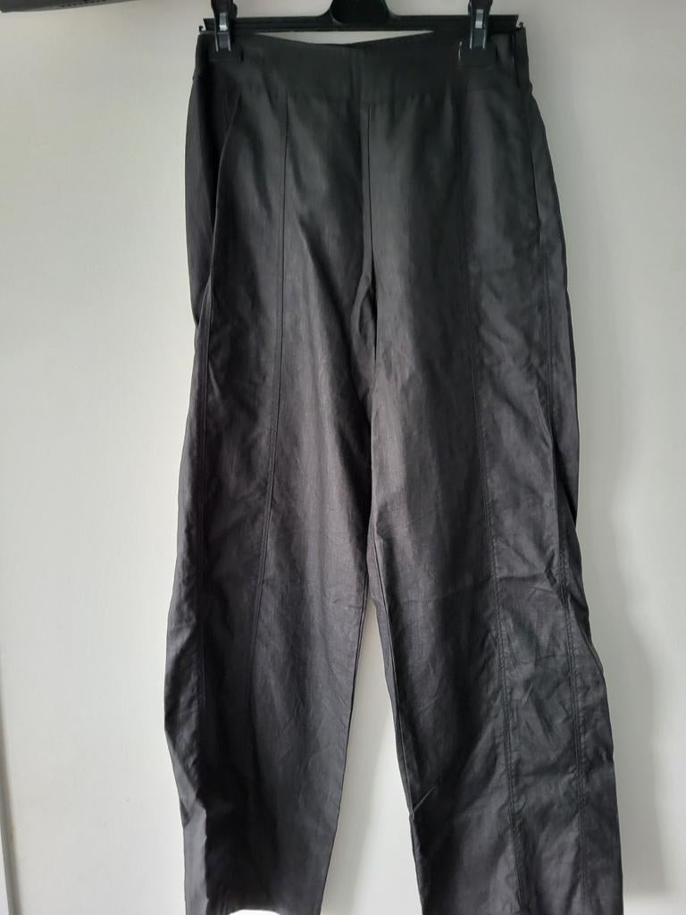 Broek linnen Sarah Pacini 38, Maat 38/40 (M), Blauw, Sarah Pacini, Ophalen of Verzenden